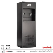 آبسردکن استیل دو شیر مشکی مدل 2BS