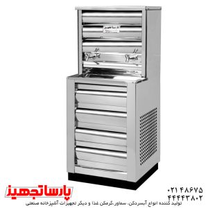 آبسردکن استیل دو شیر مدل 2NKD