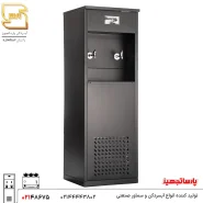آبسردکن استیل دو شیر مشکی مدل 2BS